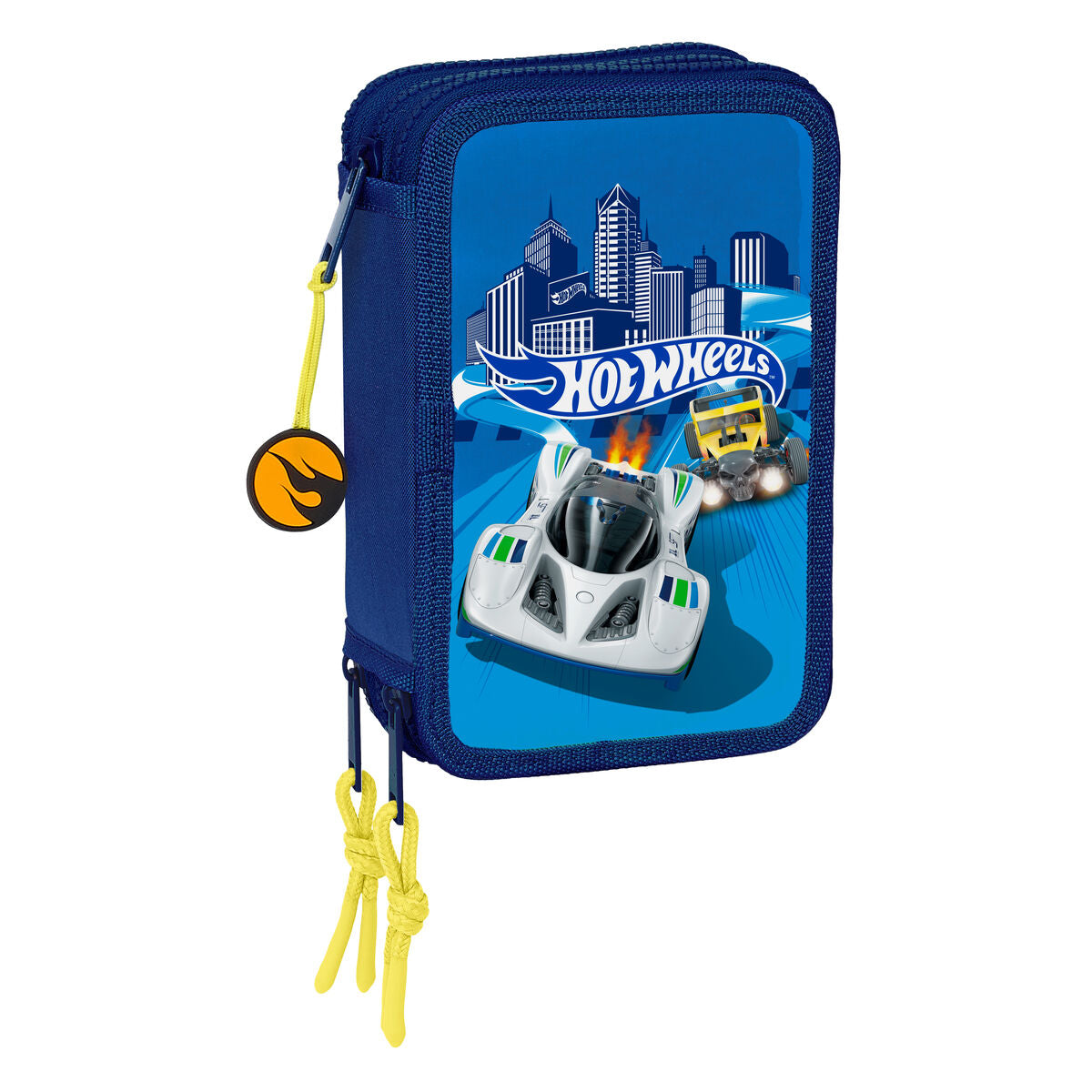 Plumier Triple Hot Wheels Sonny Azul marino 12,5 x 19,5 x 5,5 cm 36 Piezas  Comprati.