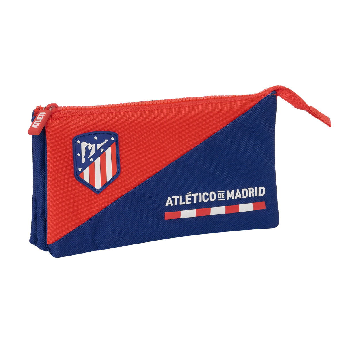 Portatodo Triple Atlético Madrid Azul Rojo 22 x 12 x 3 cm  Comprati.