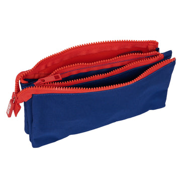 Portatodo Triple Atlético Madrid Azul Rojo 22 x 12 x 3 cm  Comprati.