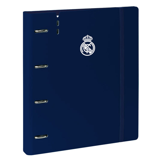 Carpeta de anillas Real Madrid C.F. Blanco Gris 27 X 32 X 4 cm  Comprati.