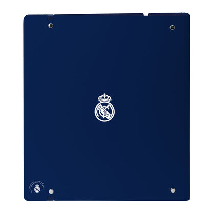 Carpeta de anillas Real Madrid C.F. Blanco Gris 27 X 32 X 4 cm  Comprati.