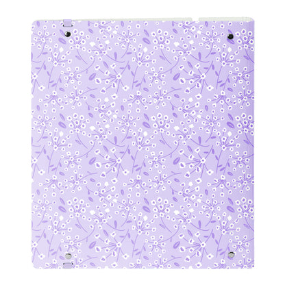 Carpeta de anillas Safta Light purple flowers Morado 27 X 32 X 4 cm  Comprati.