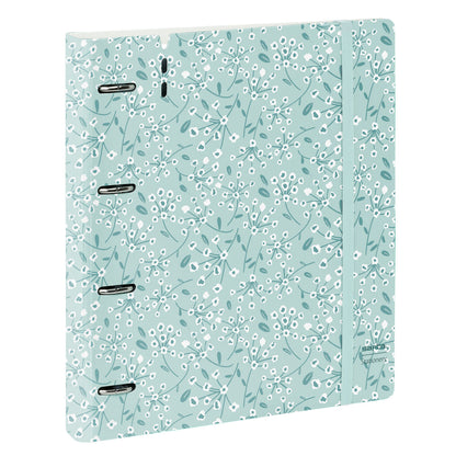 Carpeta de anillas Safta Light blue flowers  Comprati.