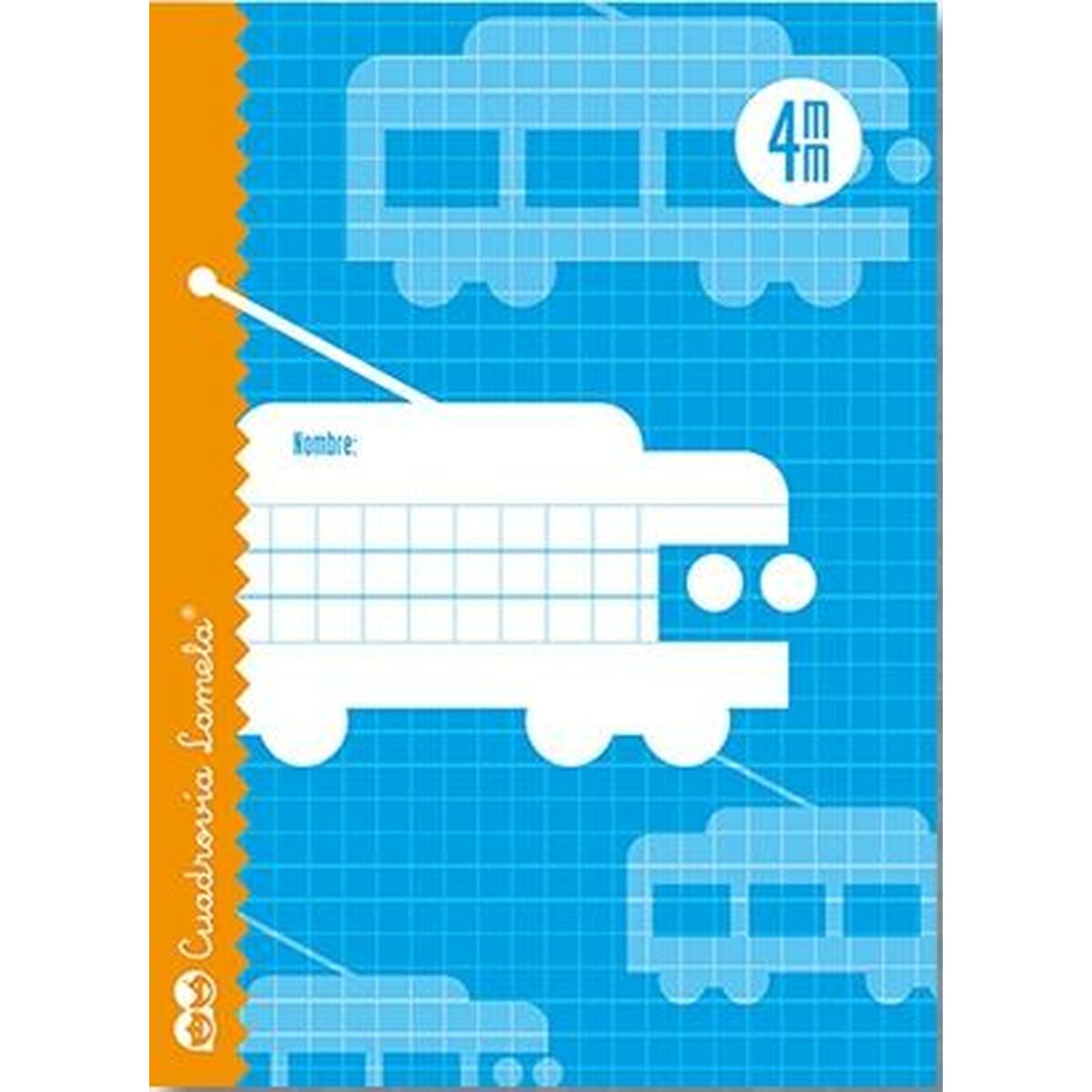 Libreta Lamela 4X4 4MM 25 Unidades Hojas de cuadrícula Azul Cuarto (25 Piezas)  Comprati.