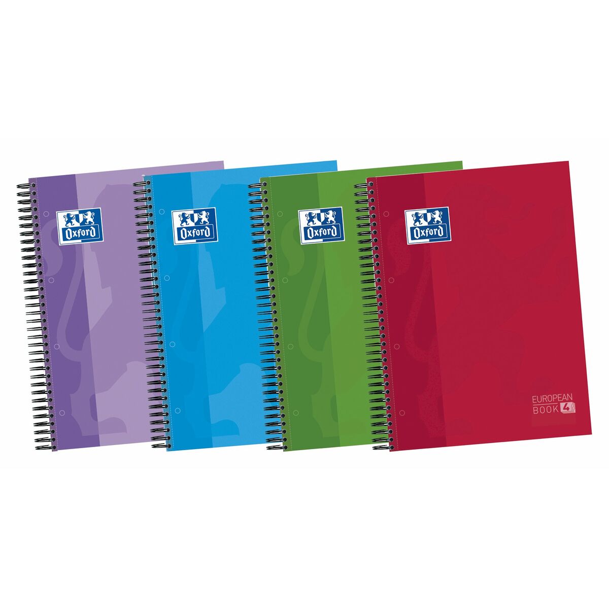 Cuaderno Oxford European Book 4 Classic Microperforado 180 Hojas Multicolor A4 5 Piezas 120 Hojas  Comprati.