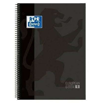 Cuaderno Oxford European Book Negro A4 5 Piezas  Comprati.