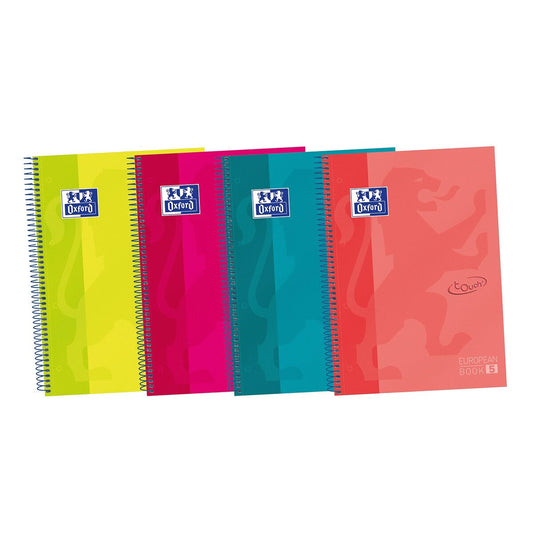 Cuaderno Oxford European Book Multicolor A4 5 Piezas 120 Hojas  Comprati.