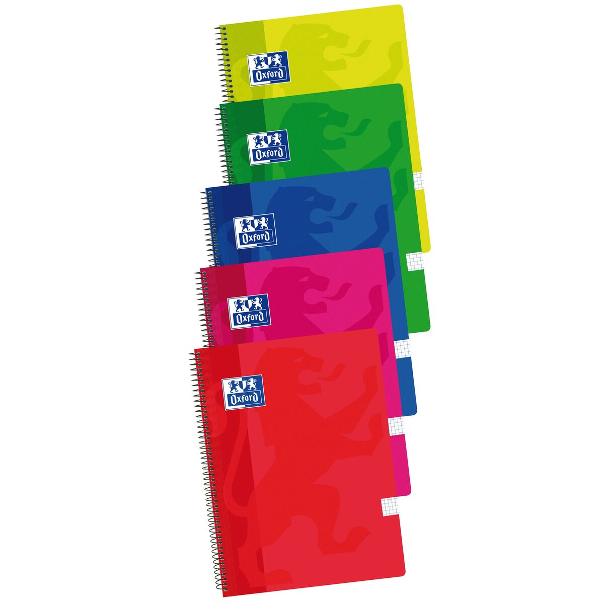 Cuaderno Oxford Multicolor Din A4 5 Piezas 80 Hojas  Comprati.