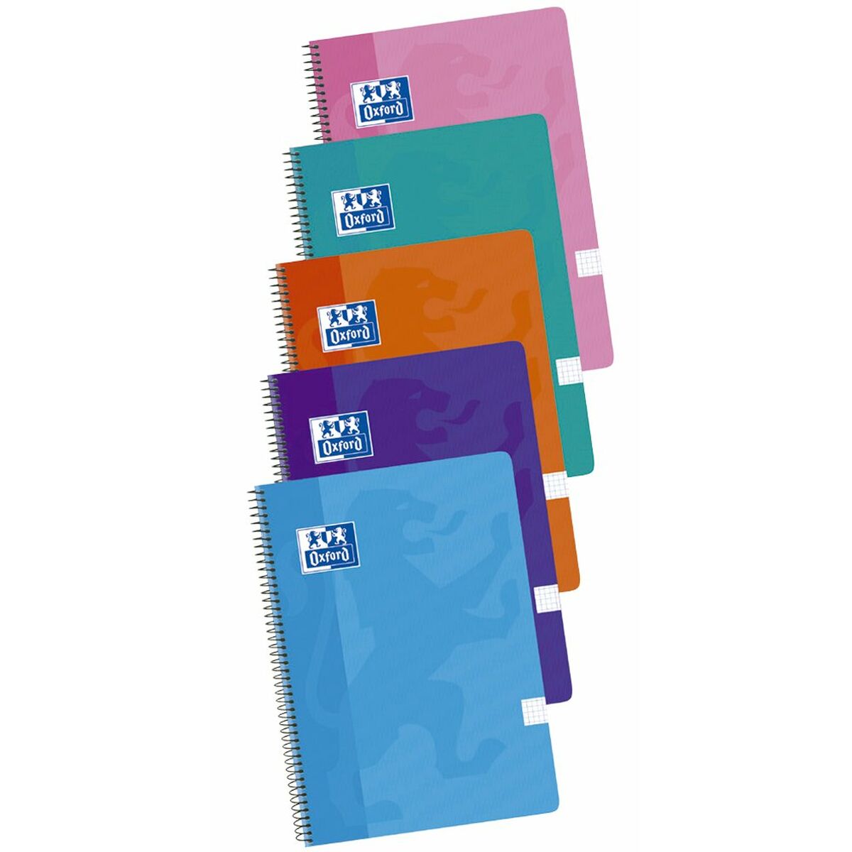 Cuaderno Oxford Multicolor Din A4 5 Piezas 80 Hojas  Comprati.