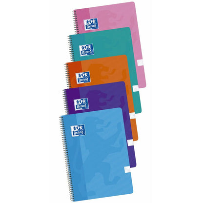 Cuaderno Oxford Multicolor Din A4 5 Piezas 80 Hojas  Comprati.