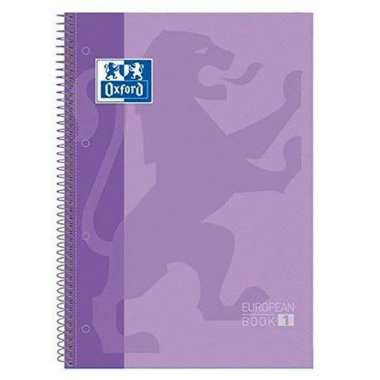 Cuaderno Oxford European Book Malva A4 5 Piezas  Comprati.