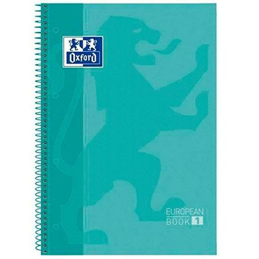 Cuaderno Oxford European Book Menta A4 5 Piezas  Comprati.