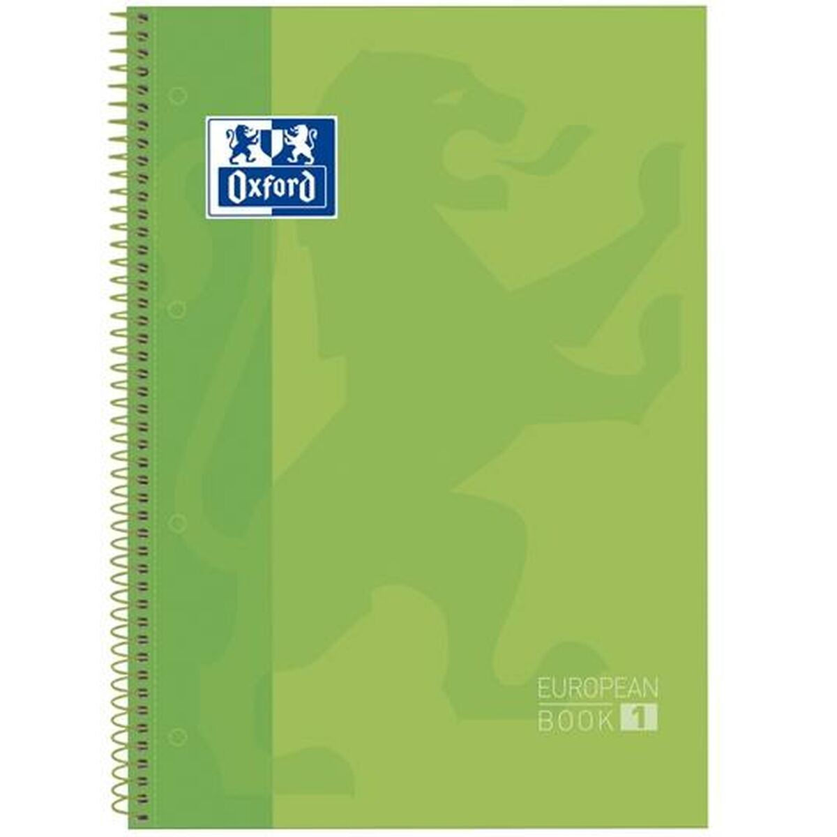 Cuaderno Oxford European Book Apple Verde A4 5 Piezas  Comprati.