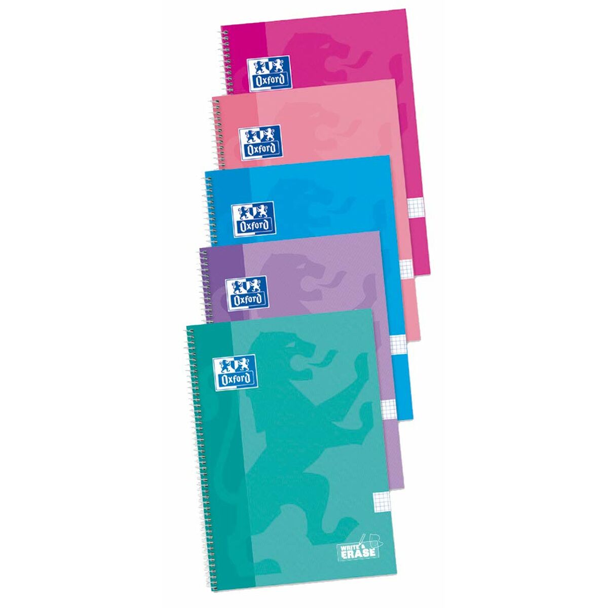 Cuaderno Oxford Multicolor Din A4 5 Piezas 80 Hojas  Comprati.