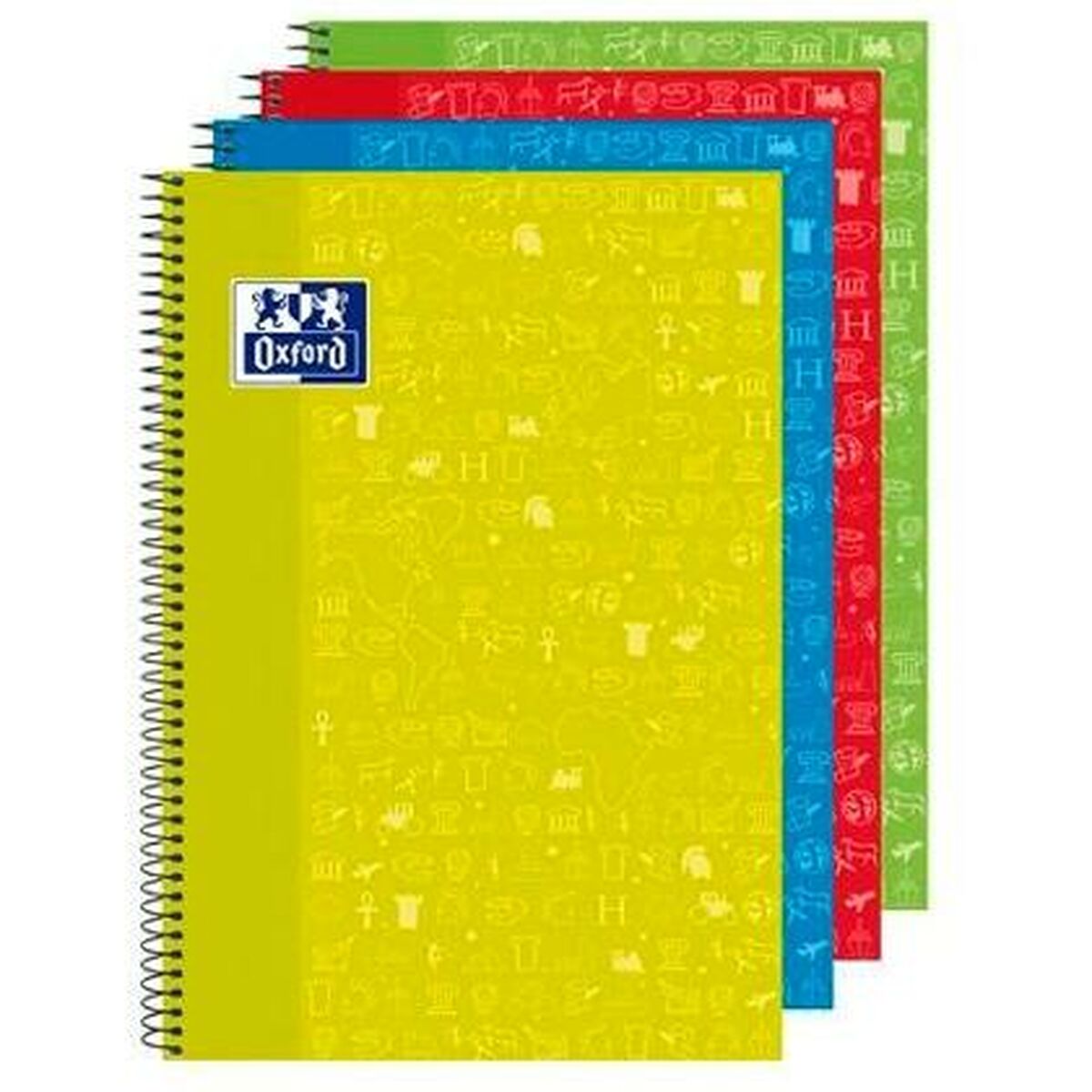 Cuaderno Oxford Write & Erase Multicolor Din A4 4 Piezas 80 Hojas  Comprati.