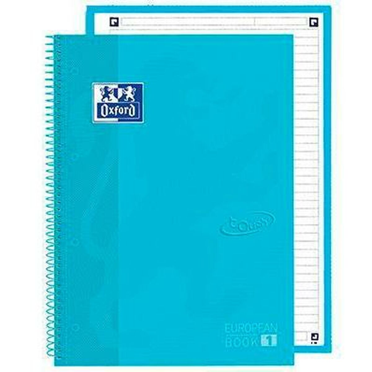 Cuaderno Oxford European Book School Azul Pastel A4 5 Piezas  Comprati.