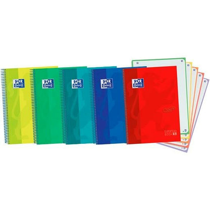 Cuaderno Oxford Ebook5 Touch Multicolor A4+ 120 Hojas (5 Unidades)  Comprati.