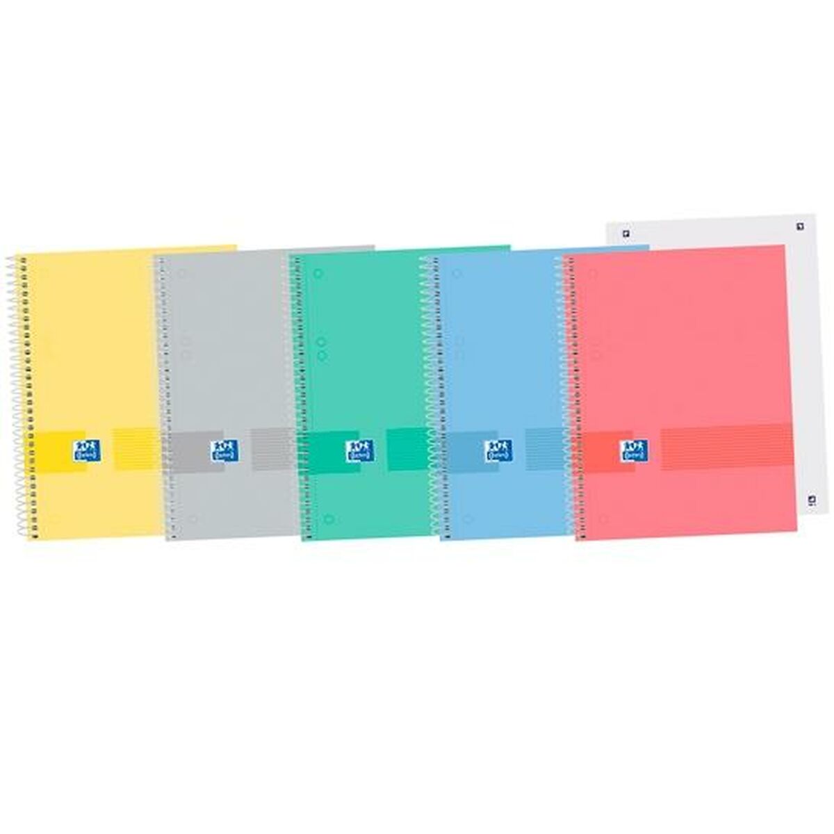 Cuaderno Oxford &You Europeanbook 0 Tapa dura Multicolor A5 5 Piezas 80 Hojas  Comprati.