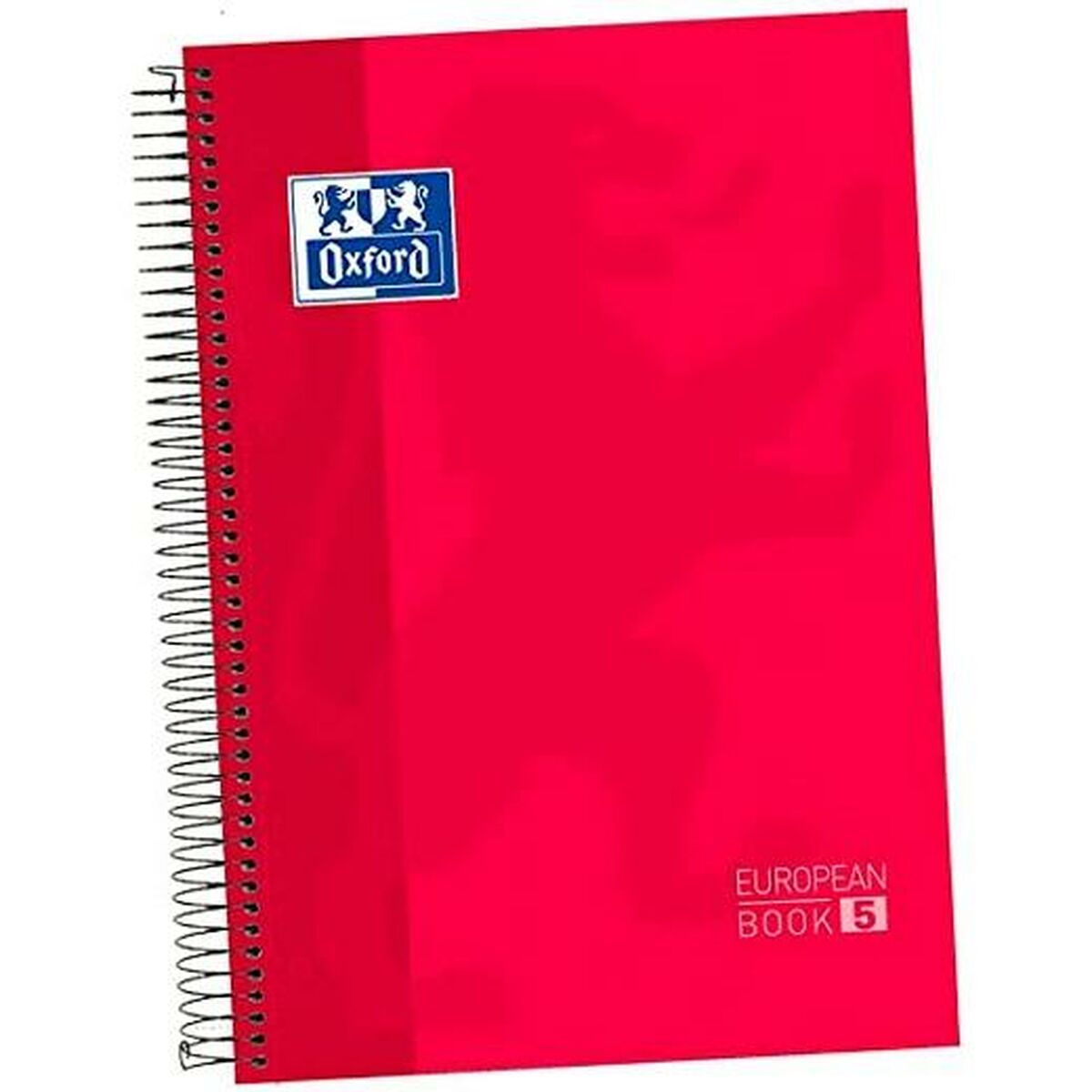 Cuaderno Oxford Europeanbook 5 Rojo A4+ 120 Hojas (5 Unidades)  Comprati.