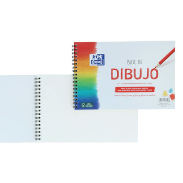 Bloc de dibujo Oxford Blanco A5+ 20 Hojas (5 Unidades)  Comprati.