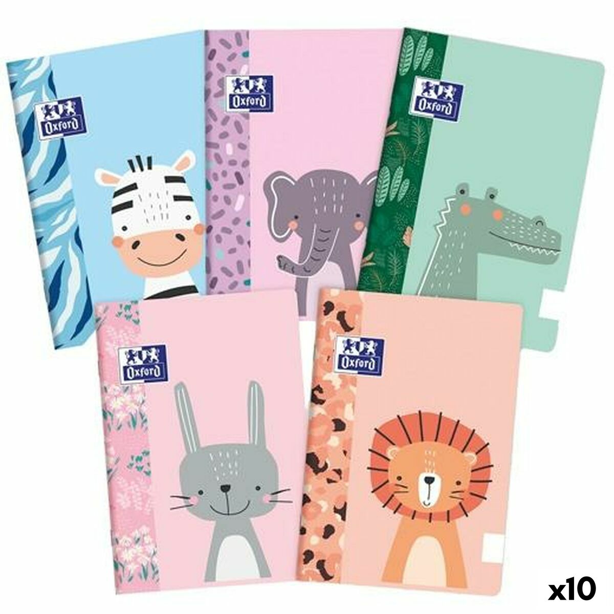 Libreta Oxford Animal Besties Multicolor A5 32 hojas (10 Unidades)  Comprati.