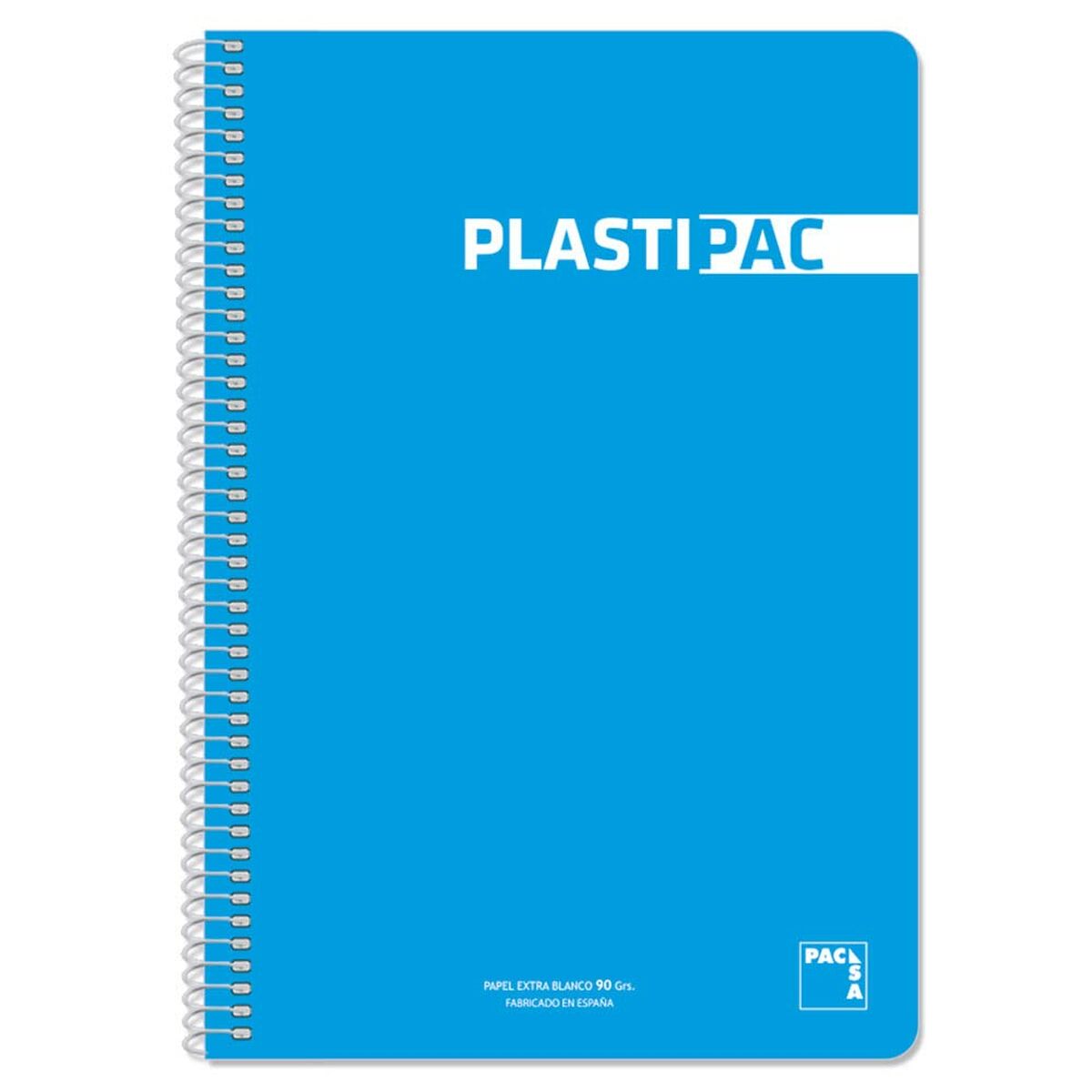 Cuaderno Pacsa Plastipac Turquesa Din A4 5 Piezas 80 Hojas  Comprati.