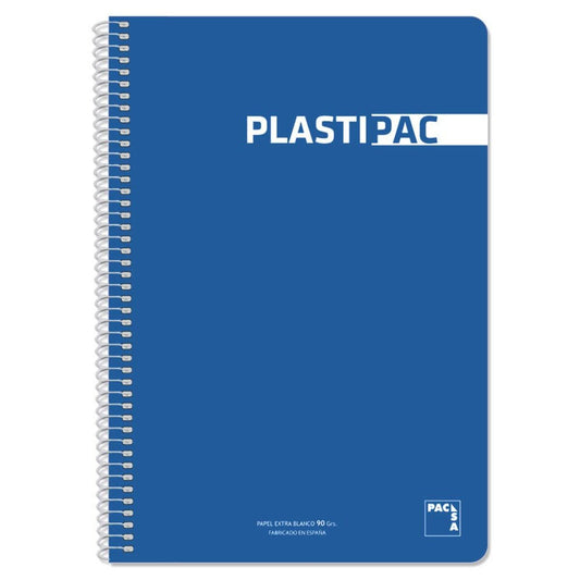 Cuaderno Pacsa Plastipac Azul Azul oscuro Din A4 5 Piezas 80 Hojas  Comprati.