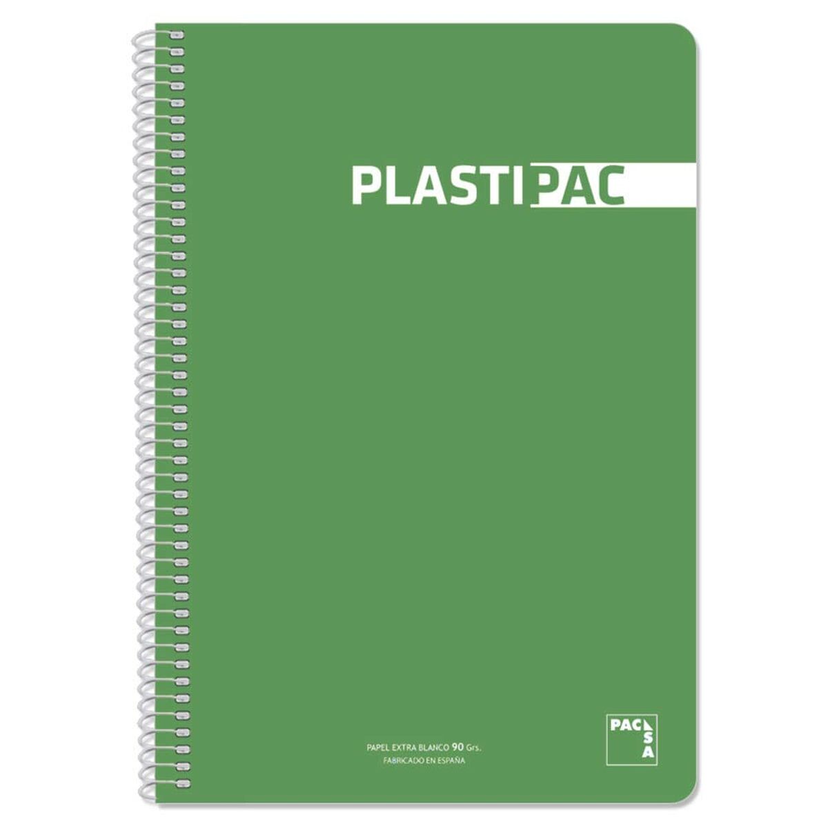 Cuaderno Pacsa Plastipac Verde Claro Din A4 5 Piezas 80 Hojas  Comprati.