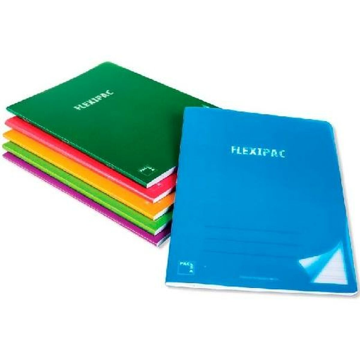 Libreta Pacsa Flexipac Multicolor A4 48 Hojas (6 Piezas)  Comprati.