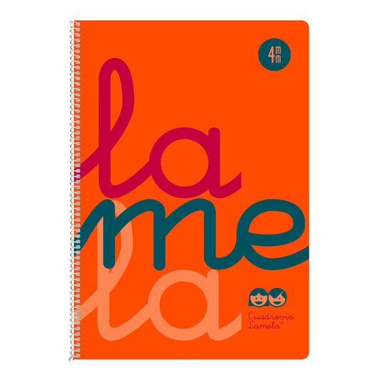 Cuaderno Lamela Naranja Din A4 5 Piezas 80 Hojas  Comprati.