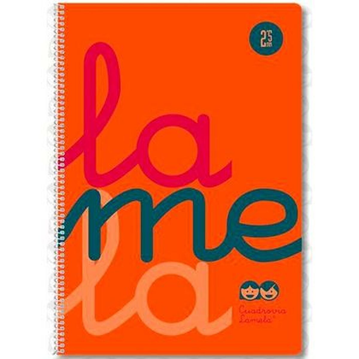 Cuaderno Lamela Fluor Naranja Din A4 5 Piezas 80 Hojas  Comprati.