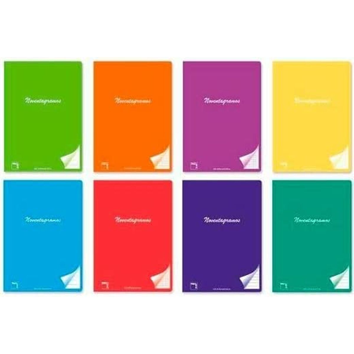 Libreta Pacsa Multicolor Cuadrícula impresa 4 mm A4 48 Hojas (6 Piezas)  Comprati.