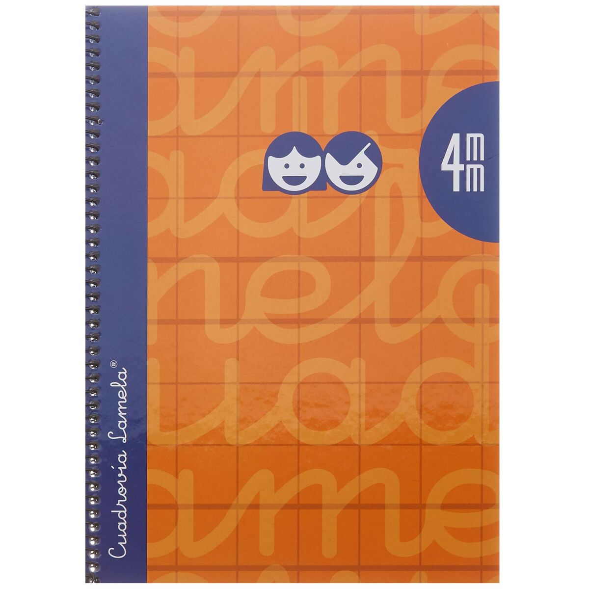 Cuaderno Lamela Naranja Cuarto 5 Piezas 80 Hojas  Comprati.