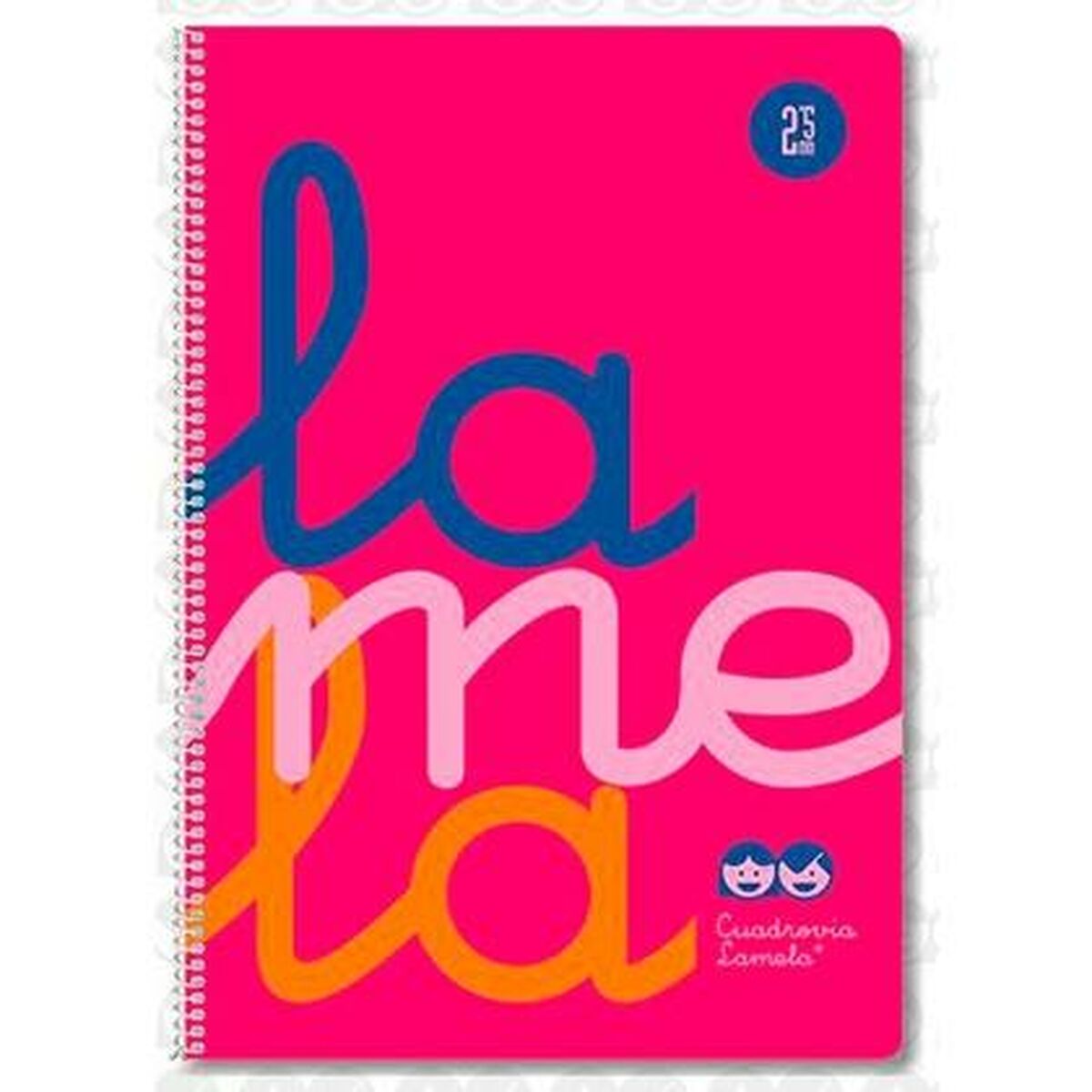 Cuaderno Lamela Fluor Rosa Din A4 5 Piezas 80 Hojas  Comprati.