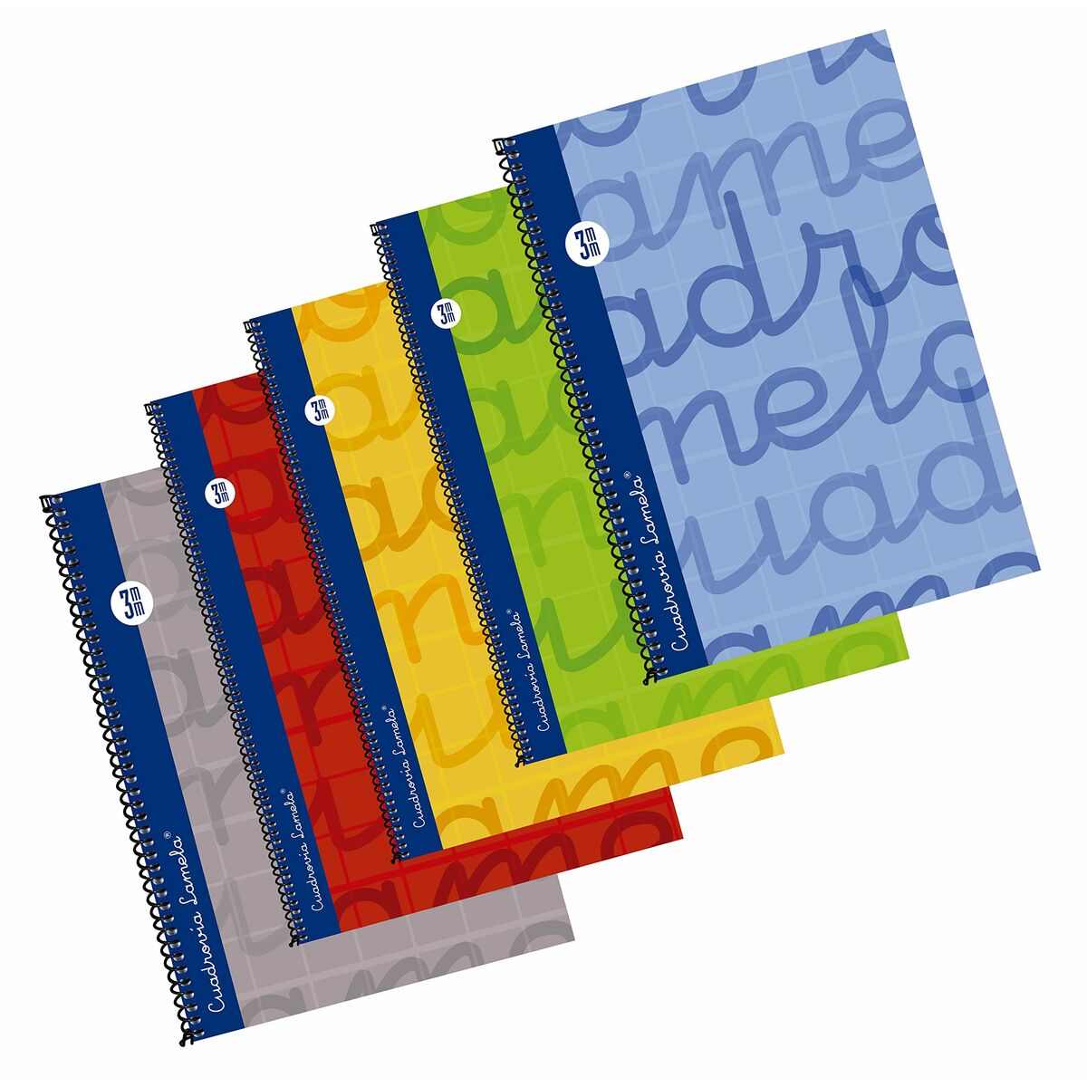 Cuaderno Lamela Multicolor Din A4 5 Piezas 80 Hojas  Comprati.