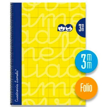 Cuaderno Lamela 3 mm Amarillo Din A4 5 Piezas 80 Hojas  Comprati.