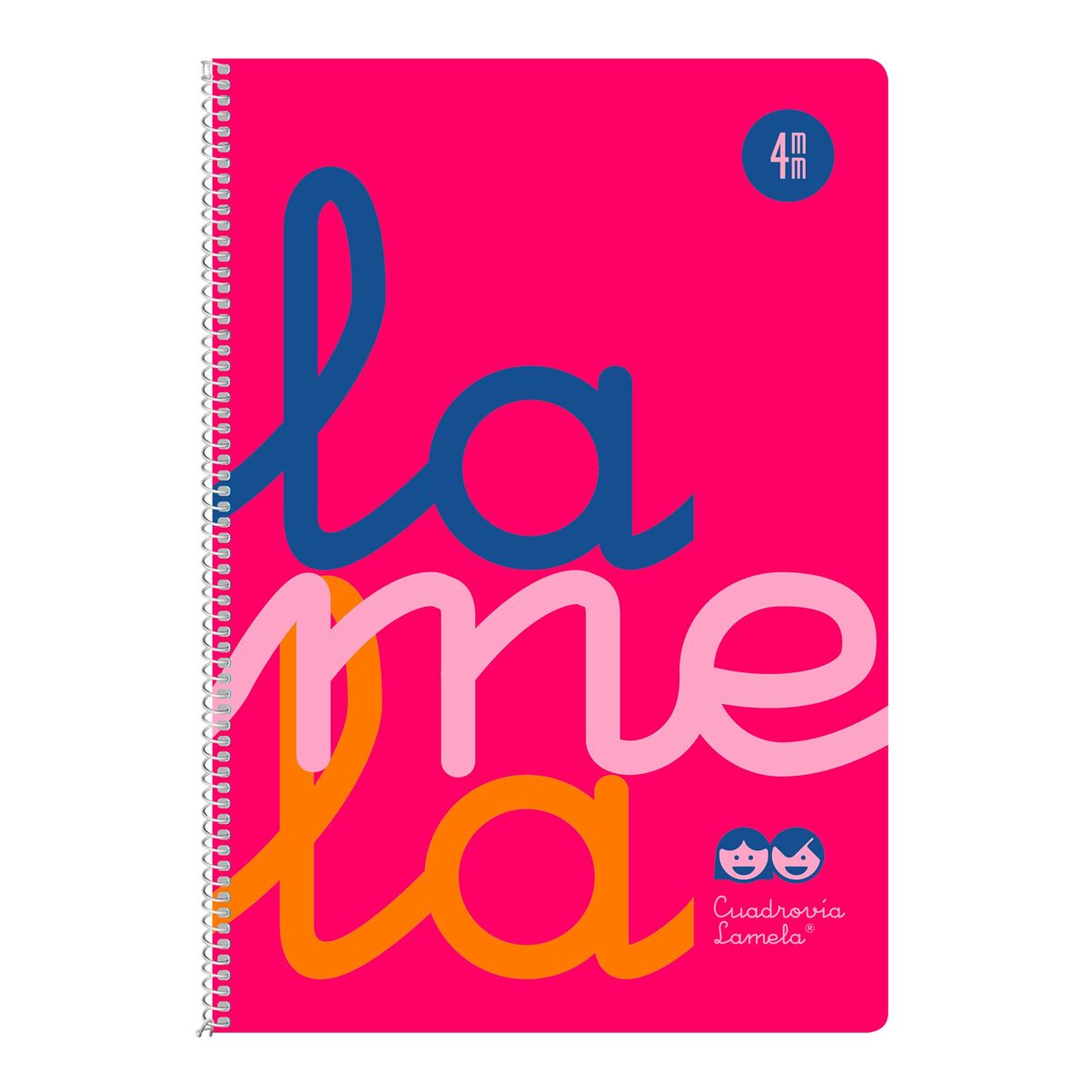 Cuaderno Lamela Multicolor Blanco Cuarto 80 Hojas  Comprati.