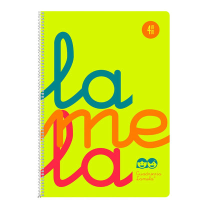 Cuaderno Lamela Multicolor Blanco Cuarto 80 Hojas  Comprati.