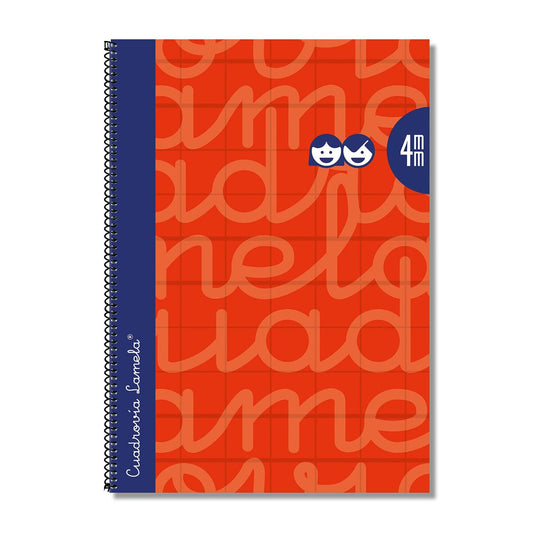 Cuaderno Lamela Rojo Cuarto 5 Piezas 80 Hojas  Comprati.