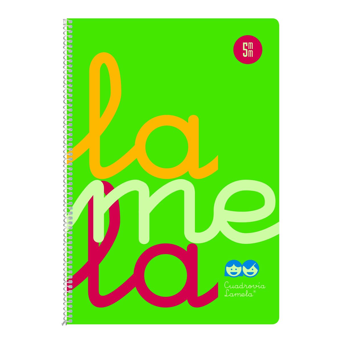 Cuaderno Lamela Fluor Verde Din A4 5 Piezas 80 Hojas  Comprati.