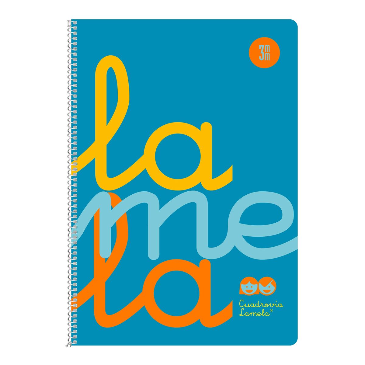 Cuaderno Lamela Flúor Azul Din A4 5 Piezas 80 Hojas  Comprati.