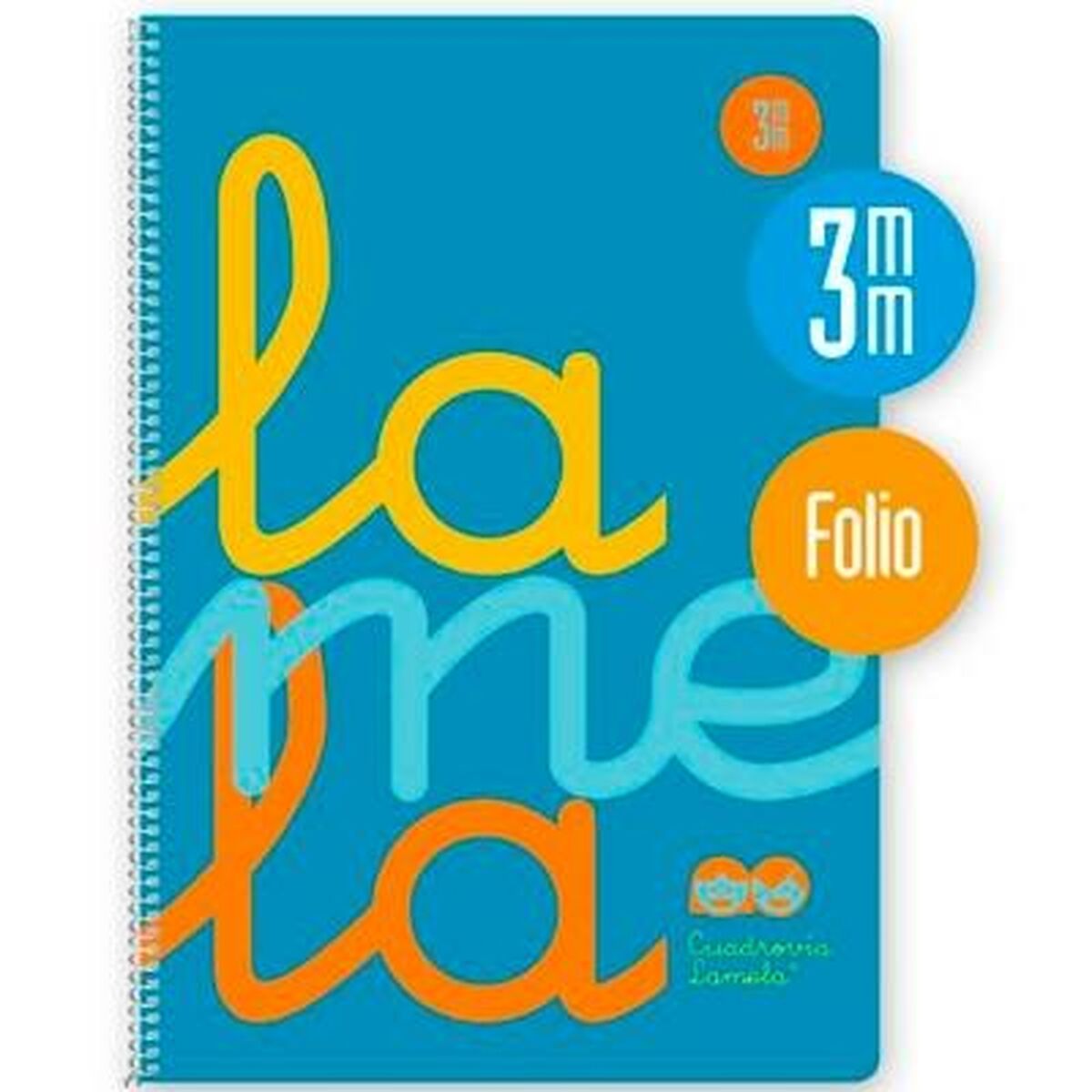 Cuaderno Lamela Flúor Azul Din A4 5 Piezas 80 Hojas  Comprati.