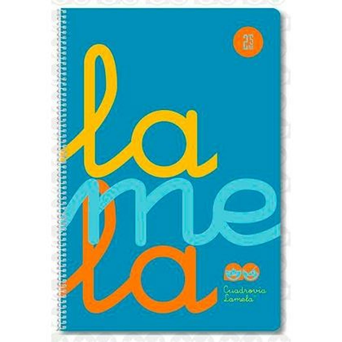 Cuaderno Lamela Flúor Azul Din A4 5 Piezas 80 Hojas  Comprati.