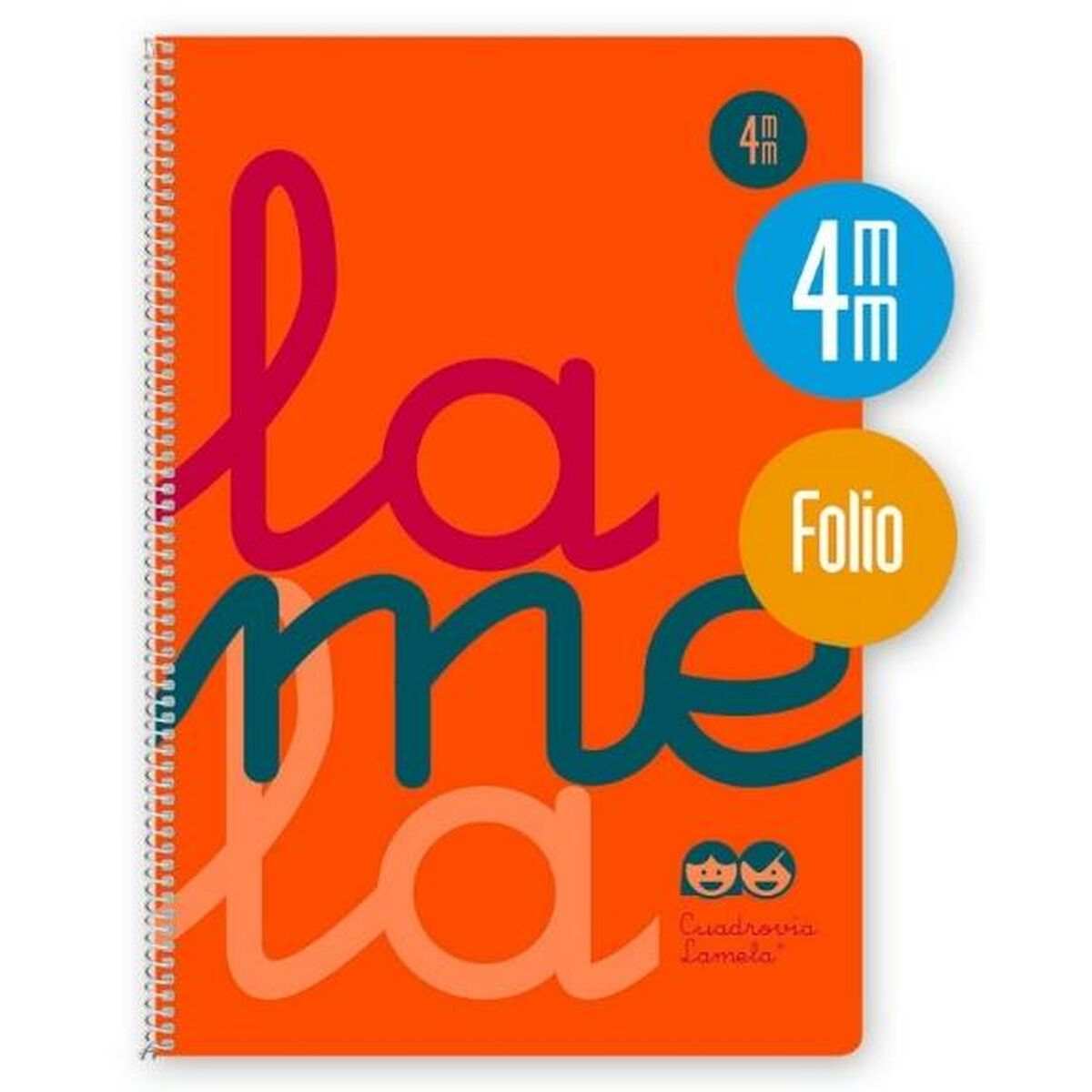 Cuaderno Lamela Naranja Din A4 5 Piezas 80 Hojas  Comprati.