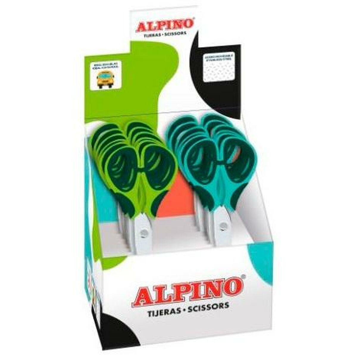 Tijeras Alpino PT0061 Multicolor Acero Inoxidable 130 mm  Comprati.