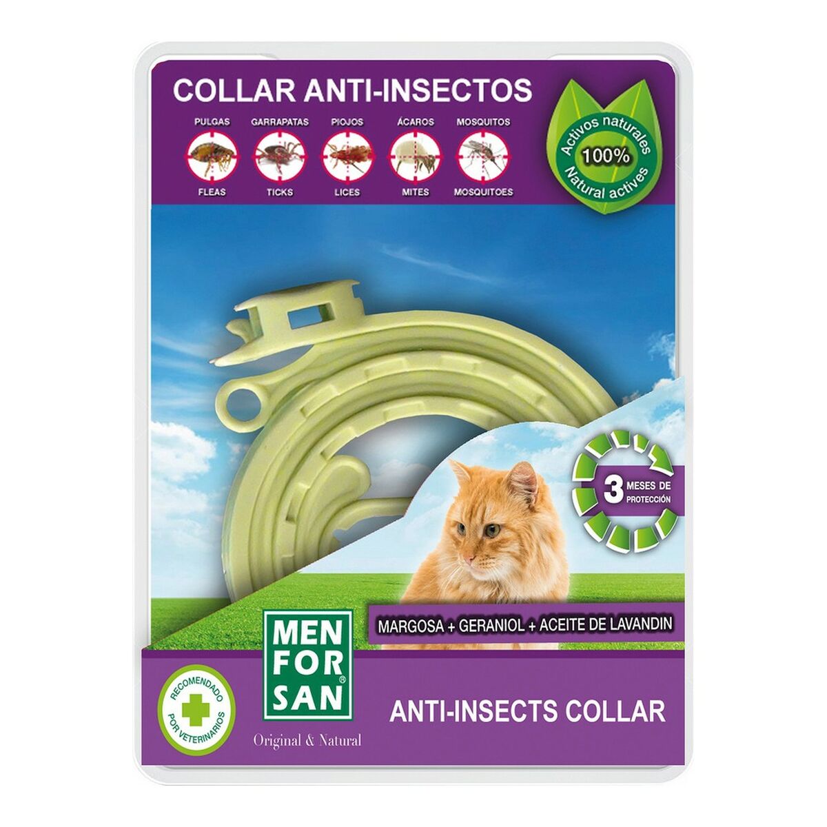 Collar Menforsan Gato Repelente de insectos  Comprati.