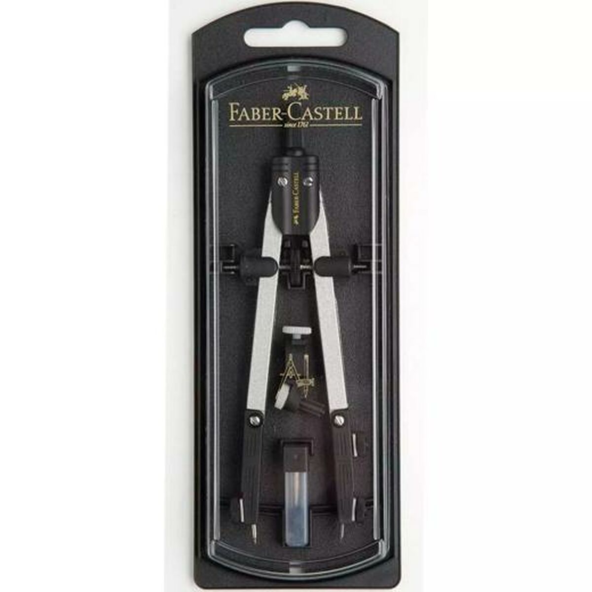 Compás Faber-Castell 17 cm Accesorios (5 Unidades)  Comprati.