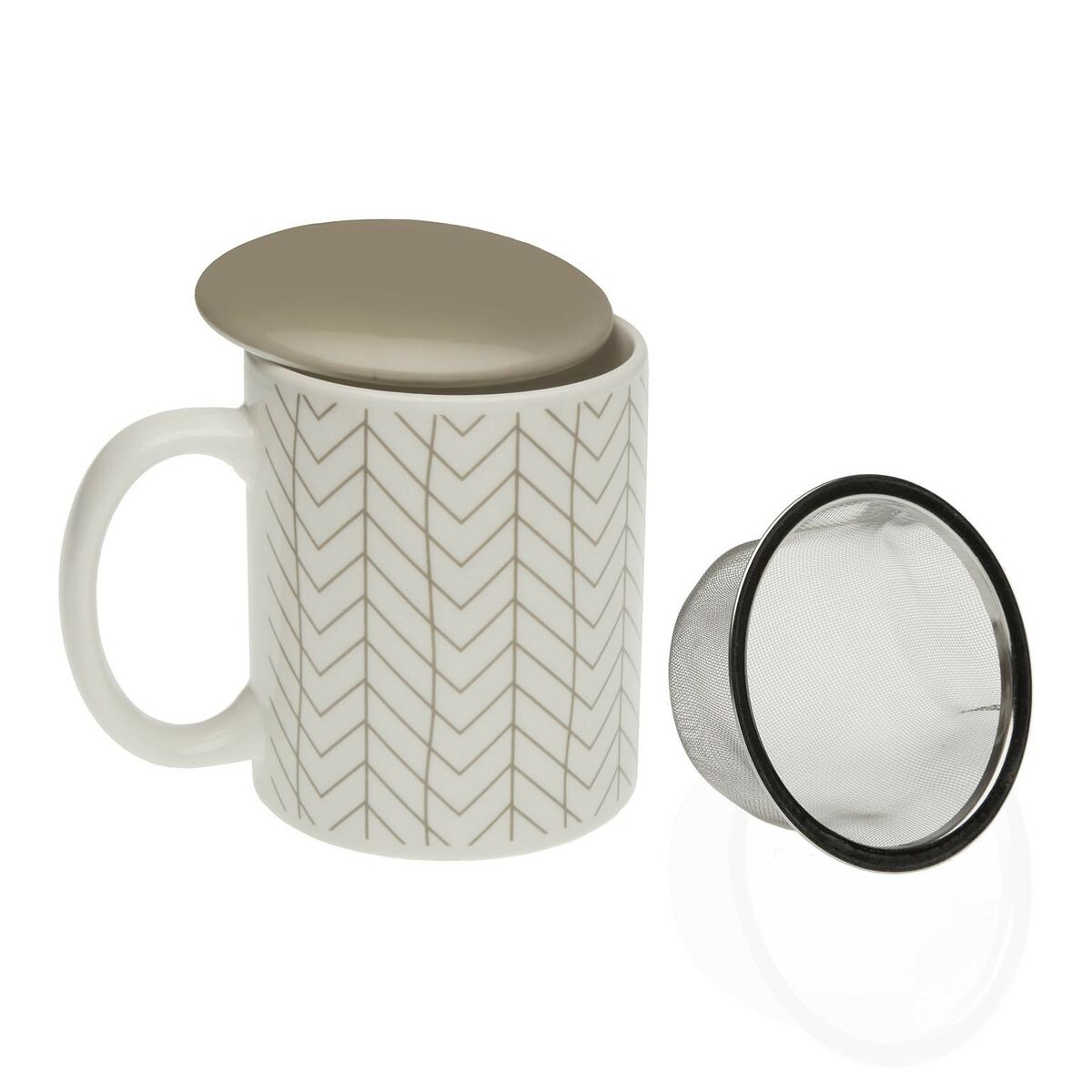 Taza con Filtro para Infusiones Versa Eris Gres  Comprati.