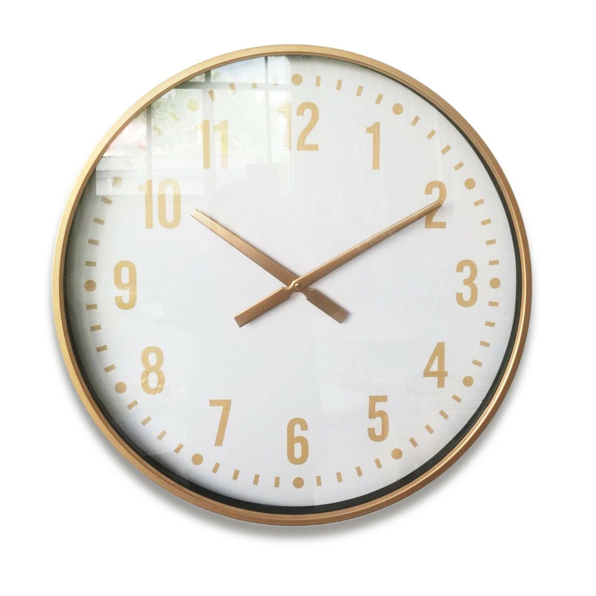 Reloj de Pared Versa Metal Cristal Madera MDF 4,5 x 60 x 60 cm  Comprati.