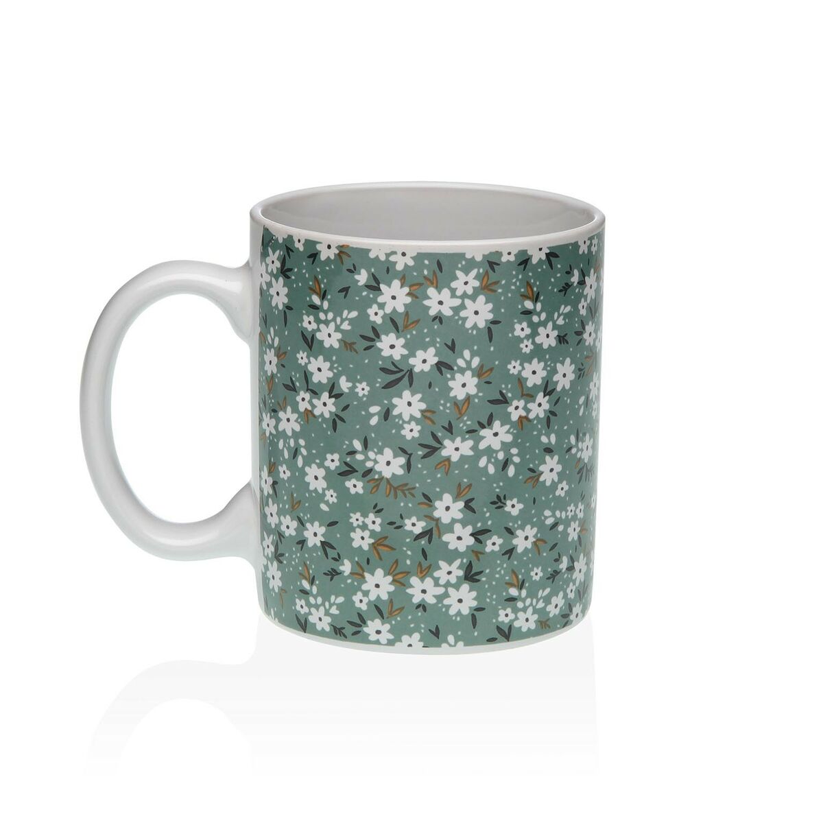 Taza Mug Versa Bellis Verde Porcelana  Comprati.